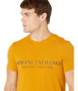 Picture of A|X ARMANI EXCHANGE Men's Short Sleeve Milan New York Logo Crew Neck T-Shirt, Buckthorn Brown, M