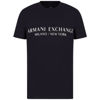 Picture of A|X ARMANI EXCHANGE mens Short Sleeve Milan New York Logo Crew Neck T-shirt T Shirt, Navy, Small US