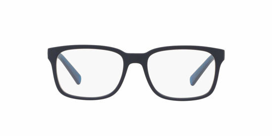 Picture of A|X ARMANI EXCHANGE Men's AX3029 Square Prescription Eyewear Frames, Blue/Demo Lens, 54 mm