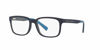 Picture of A|X ARMANI EXCHANGE Men's AX3029 Square Prescription Eyewear Frames, Blue/Demo Lens, 54 mm