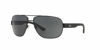 Picture of A|X ARMANI EXCHANGE Men's AX2012S Rectangular Sunglasses, Matte Black/Grey, 62 mm