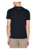 Picture of A|X ARMANI EXCHANGE mens Crew Neck Logo Tee T Shirt, Grid Logo Navy, Medium US