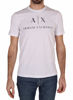 Picture of A|X ARMANI EXCHANGE mens Crew Neck Logo Tee T Shirt, White, Medium US