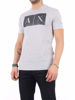 Picture of A|X ARMANI EXCHANGE mens Crew Neck Logo Tee T Shirt, Heather Grey, Small US
