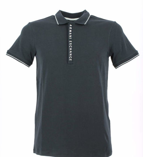 Armani exchange polo zip cheap