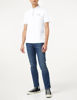 Picture of A|X ARMANI EXCHANGE Men's Short Sleeve Milano/New York Logo Jersey Polo Shirt, White, XL
