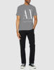 Picture of A|X ARMANI EXCHANGE mens Icon Graphic T-shirt T Shirt, Bc09 Grey, Large US