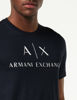 Picture of A|X ARMANI EXCHANGE mens Classic Crew Logo Tee T Shirt, Dark Blue, Large US