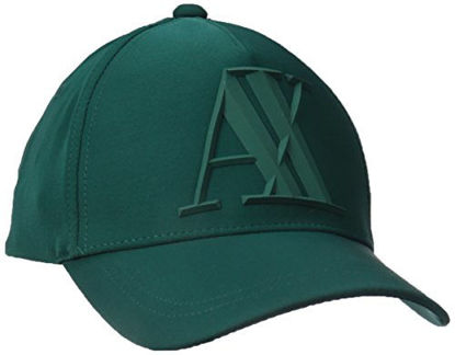 Picture of Armani Exchange Men's A|X Logo Hat, Evergreen, One Size