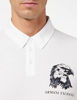 Picture of A|X ARMANI EXCHANGE Men's Eagle Design Logo Jersey Polo, White, M