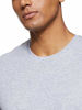 Picture of A|X ARMANI EXCHANGE mens Solid Colored Basic Pima Crew Neck T Shirt, Heather Grey, Medium US