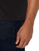 Picture of A|X ARMANI EXCHANGE mens Solid Colored Basic Pima Crew Neck T Shirt, Black, X-Large US