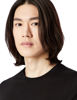 Picture of AX Armani Exchange Men's Solid Colored Basic Pima Crew Neck, Black, Large