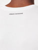 Picture of A|X ARMANI EXCHANGE mens Crew Neck Logo Tee T Shirt, Grid Logo White, Small US