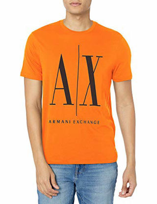 Picture of A|X ARMANI EXCHANGE Men's Icon Graphic T-Shirt, Oriole, XXL