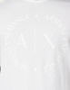 Picture of A|X ARMANI EXCHANGE mens Circle Logo Graphic Tee T Shirt, White, Medium US