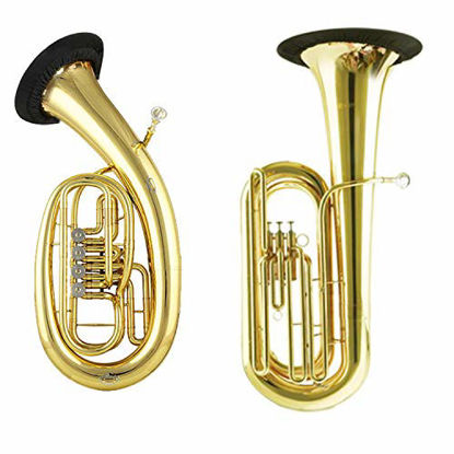 Picture of Instrument Bell Cover for Euphonium and Tuba(9-11 inch) bell coverMellophone Bass Trombone Cover Music Instrument Cleaning and Care Product Cove