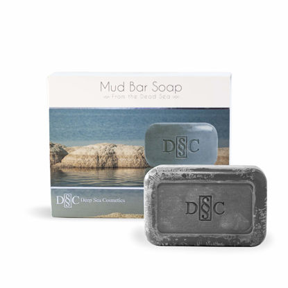 Picture of Deep Sea Cosmetics | Antibacterial Dead Sea Mud Soap - Nourishing | Dead Sea Mud Soap with Dead Sea Minerals (1 Pack)