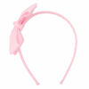 Picture of Midi Ribbon Pink Bows Headband for Girls Pink Ribbon Bow Headband Hair Hoop Headband for Girls Toddlers Girls Kids Party Decoration Cosplay Costume Headwear Makeup Handmade Hair Band