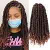Picture of Fulcrum Pre-Twisted Passion Twist Crochet Hair 14 Inch, 8 Packs Pre Looped Passion Twist Braiding Synthetic Hair, Bohemian Braids For Crochet Pretwisted Hair Extensions (14Inch (Pack of 8), T30#)