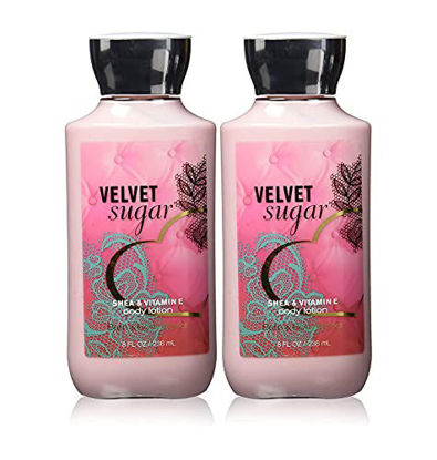 Picture of Bath and Body Works Velvet Suagr 2 Pack Super Smooth Body Lotion 8 Oz (Velvet Suagr)