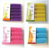 Picture of Kamay's Medium Hair Rollers Comb Curlers Clips Styling Rollers Hair Curls Wave Style Hairdressing Curlers Tools (Plastic Styling 20mm/ 7/8" 12PCS Random Clolor)