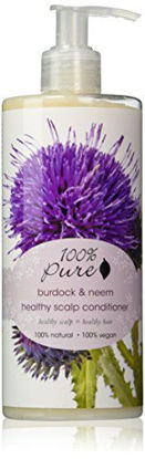 Picture of 100% Pure Burdock and Neem Healthy Scalp Conditioner, 13.0 Fluid Ounce