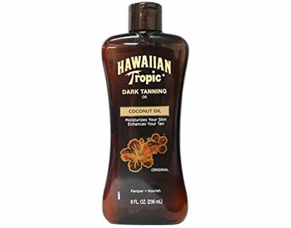 Picture of Hawaiian Tropic Dark Tanning Oil Original 8 oz (Pack of 2)