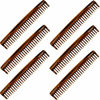 Picture of Giorgio G43 Large 7.25 Inch Hair Detangling Comb, Wide Teeth for Thick Curly Wavy Hair. Long Hair Detangler Comb For Wet and Dry. Handmade of Quality Cellulose, Saw-Cut, Hand Polished, Tortoise Shell