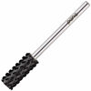 Picture of USA PANA Professional 3/32" Shank Size - Flat Top Small Barrel Carbide Bit - 5X Coarse Grit to Extra Fine Grit - Gold, Silver, DLC Black - Nail Drill Bit for Dremel Machine (4x Coarse, DLC Black)