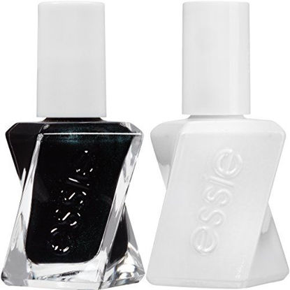 Picture of essie Gel Couture Longwear Nail Polish + Top Coat Kit, Hang Up The Heels, 0.46 fl. oz.