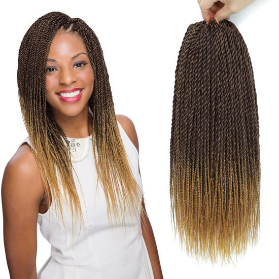 GetUSCart Senegalese Twist Crochet Hair 8 Packs 14 Inch Small
