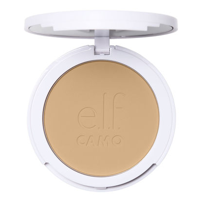 Picture of e.l.f. Camo Powder Foundation, Lightweight, Primer-Infused Buildable & Long-Lasting Medium-to-Full Coverage Foundation, Light 250 W