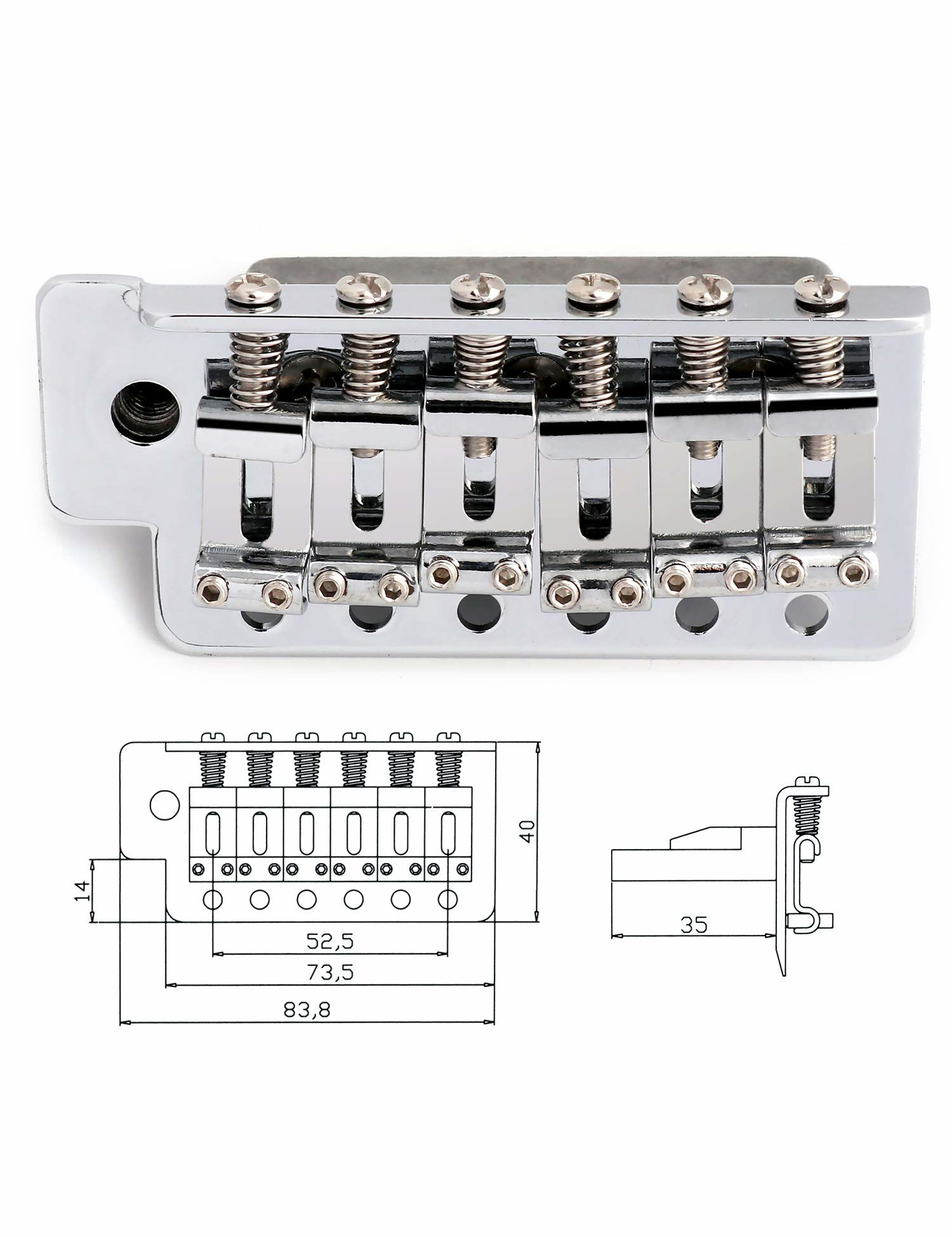 Braccio Tremolo Per Fender Squier Strat Whammy Bar Maniglia - Foto 12