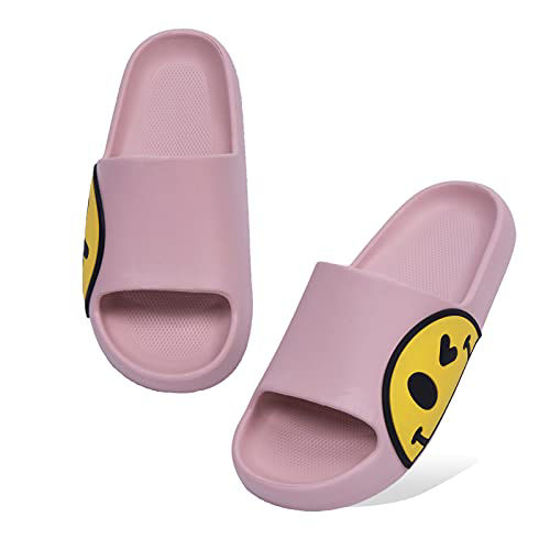 Buy Slippers for Women and Men - Shower Quick Drying Bathroom Sandals Open  Toe Soft Cushioned Extra Thick Non-Slip Massage Pool Gym House Slipper for  Indoor & Outdoor, Black, 8.5-9.5 Women/8-8.5 Men