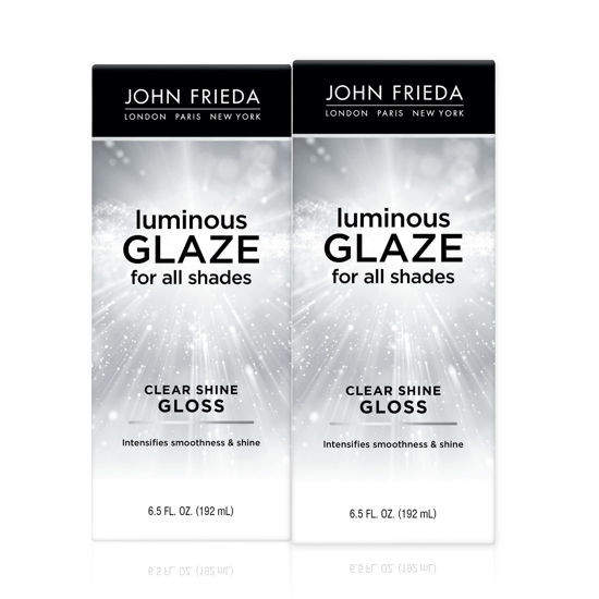 GetUSCart John Frieda Luminous Glaze Clear Shine Hair Gloss, AntiFade, Color Enriching Gloss
