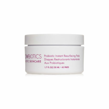 Picture of GLOWBIOTICS - Probiotic Instant Resurfacing Pads Gentle Facial Exfoliating Pads with Vitamin C - For All Skin Types (45 Pads) - Made in the USA