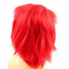 Picture of Modernfairy Anime Halloween Wig Red for Cosplay Party, Synthetic Layered Short Hair Wigs with Bangs, Pastel Wigs for Women Girls Men Kids