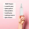 Picture of 【Made In USA】Plastic Spray Bottle Fine Mist 4 Oz (120ml) - Refillable, Reusable, Portable Sprayer, Travel Size, Leak Proof for Household Use, Essential Oil, Cleaning Solution and Perfume (48 Pack)