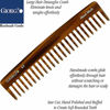 Picture of Giorgio G47 Large 6 Inch Hair Detangling Comb, Wide Teeth for Thick Curly Wavy Hair. Long Hair Detangler Comb For Wet and Dry. Handmade of Quality Cellulose, Saw-Cut, Hand Polished, Tortoise Shell