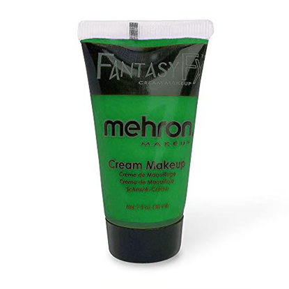 Picture of Mehron Makeup Fantasy F/X Water Based Face & Body Paint (1 oz) (KELLY GREEN)