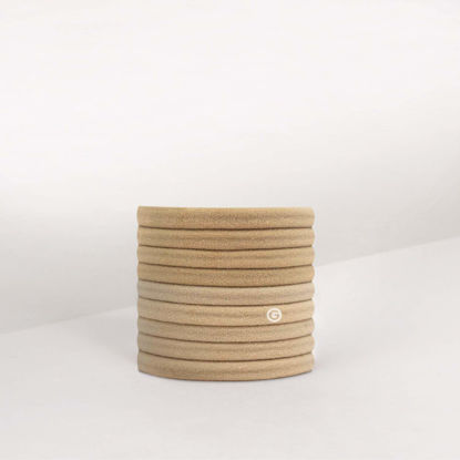 Picture of GIMME Bands Fine Hair Ties | No Break Microfiber Fine Hair Elastics | A Firm Yet Gentle All Day Hold with No Snagging, Dents, or Breakage | Blondie