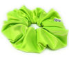 Picture of Iuptown Chic Jumbo Oversized XL Satin Scrunchies for Women Girls, Frizz Prevention, Sleep Hair Holder Scrunchy, Large Elastic Ties Band for Ponytail Bun, Satin Hair Ties for Breakage Prevention (Neon Lime Green)