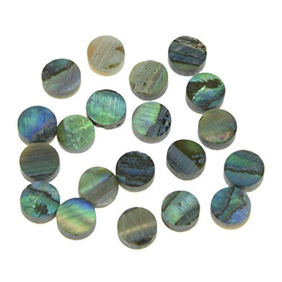 Picture of KAISH 20pcs 5x2mm Natural Paua Abalone Shell Guitar Inlay Fingerboard Dots
