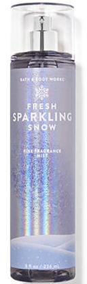 Picture of Bath & Body Works Fresh Sparking Snow Fine Fragrance Body Mist Spray 8 Ounce (Fresh Sparking Snow), 8 Fl Oz (Pack of 1)