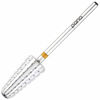 Picture of 3/32" Two Way Volcano Nail Carbide Bit for Right or Left Handed Drill Machine User - Fastest Safety Remove Acrylic Gel (Double Coarse - 2XC, SILVER)