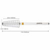 Picture of 3/32" Two Way Volcano Nail Carbide Bit for Right or Left Handed Drill Machine User - Fastest Safety Remove Acrylic Gel (Double Coarse - 2XC, SILVER)