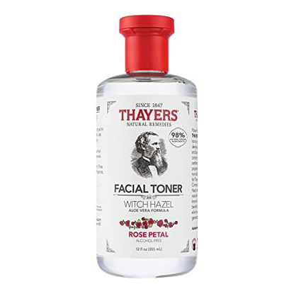Picture of Thayer's Alcohol-free Rose Petal Soothing Witch Hazel, Clear (Pack of 4)