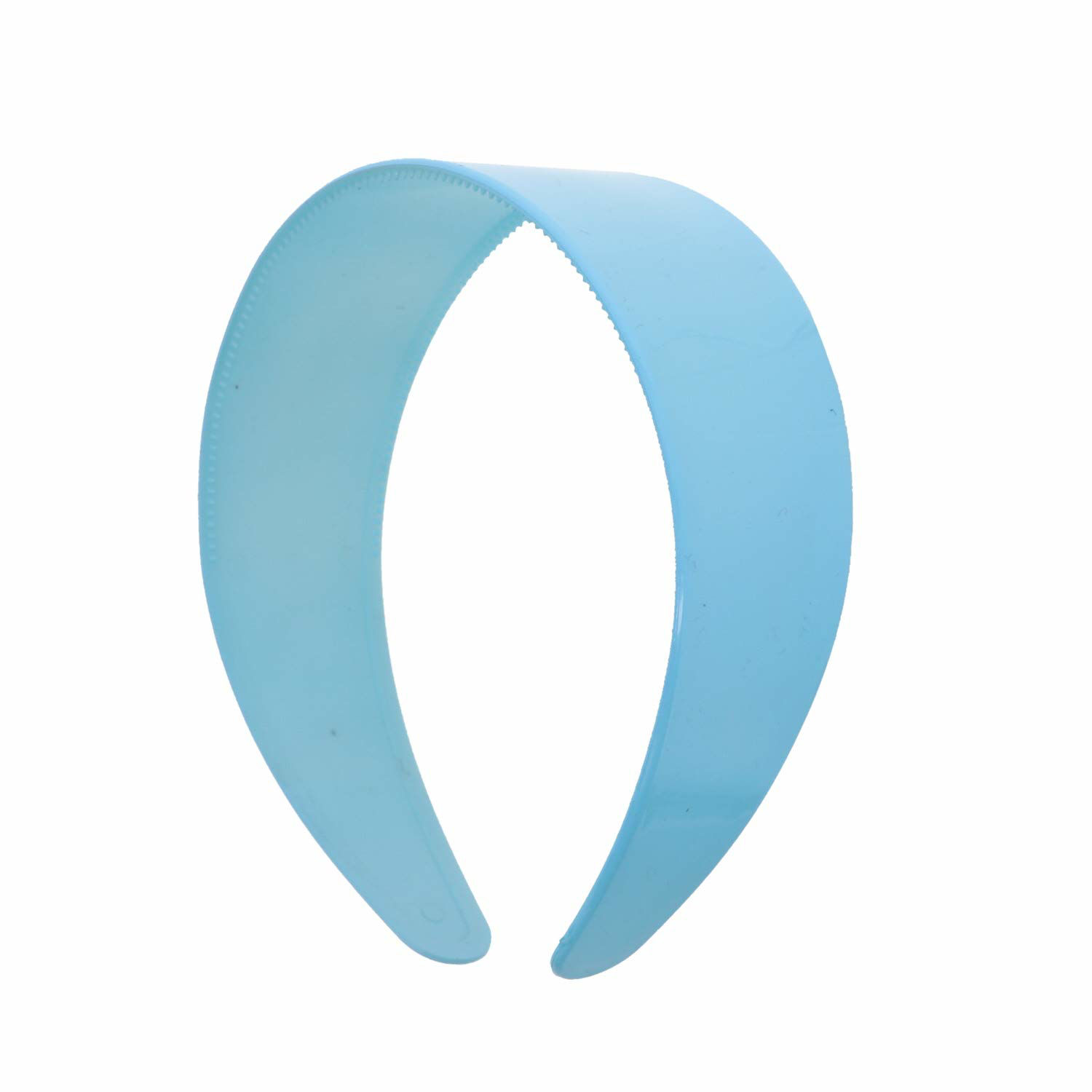 GetUSCart Light Blue 2 Inch Hard Plastic Headband with Teeth