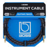 Picture of BOSS BIC-10 10-Foot Instrument Cable, Straight-Straight - 1 Pack Bundle with Picks